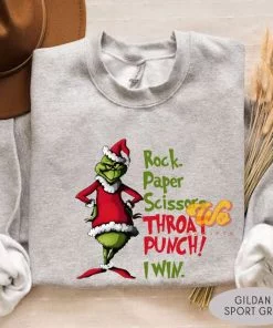 Grinch Rock Papper Scissors Throat Punch